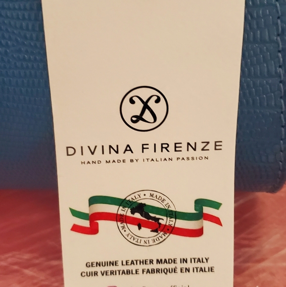 DIVINA FIRENZE Tamara Made in Italy Croc Embossed Genuine Leather Triple - Picture 7 of 9